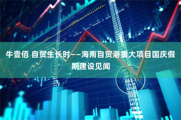 牛壹佰 自贸生长时——海南自贸港重大项目国庆假期建设见闻