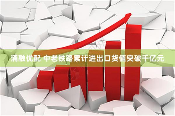 涌融优配 中老铁路累计进出口货值突破千亿元